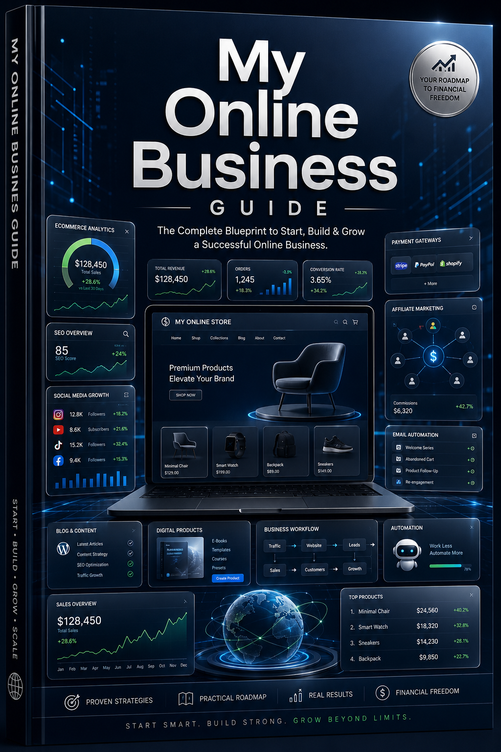 Online Business Guide: The Complete Blueprint to Start, Build & Grow a Successful Online Business